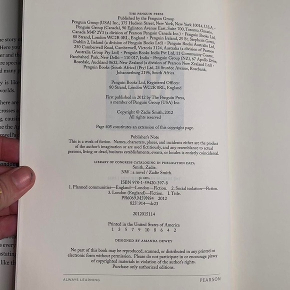 Zadie Smith “NW” - Picture 5 of 6